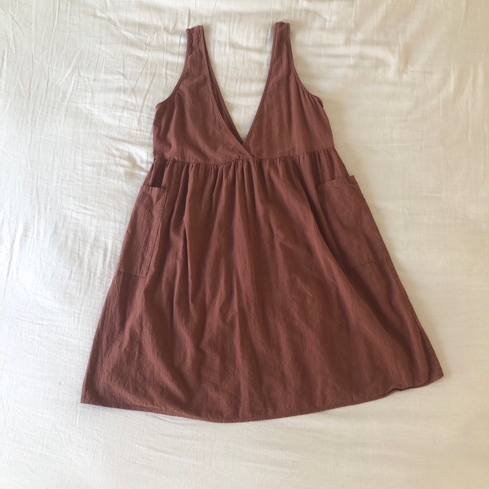 Rust Colored Apron Dress